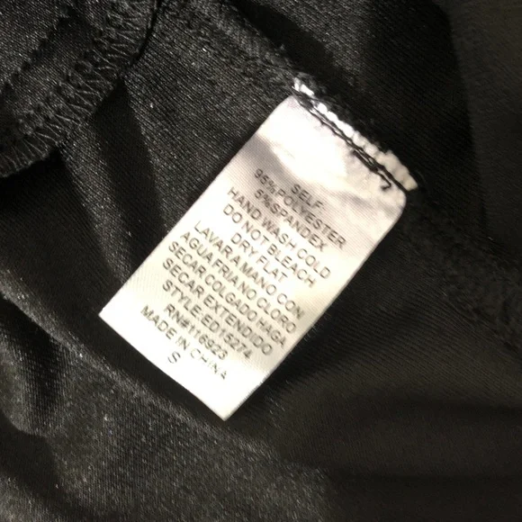 Easel Black Long Sleeve Velvet Velour Holiday Dress XL NWT w pockets - Picture 15 of 16